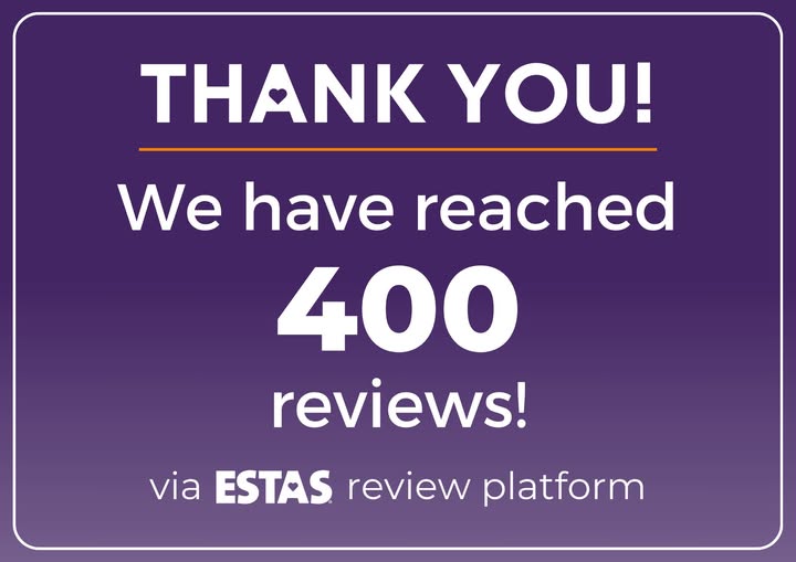 400 reviews for roe and co estate agents on ESTAS