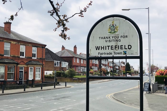 whitefield sign greater manchester